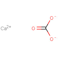 Calcium carbonate (CAS: 471-34-1) - Chemical Structure and Molecular Formula 
