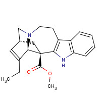 Catharanthine (CAS: 2468-21-5) - Chemical Structure and Molecular Formula 