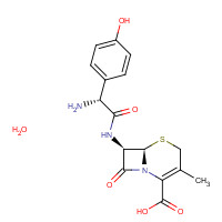 Cefadroxil (CAS: 66592-87-8) - Chemical Structure and Molecular Formula 