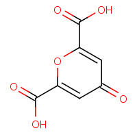 Chelidonic acid (CAS: 99-32-1) - Chemical Structure and Molecular Formula 