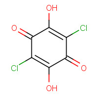 CHLORANILIC ACID (CAS: 87-88-7) - Chemical Structure and Molecular Formula 