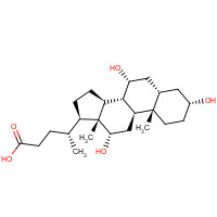 Cholic acid (CAS: 81-25-4) - Chemical Structure and Molecular Formula 
