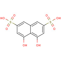 1,8-Dihydroxynaphthylene-3,6-disulfonic acid (CAS: 148-25-4) - Chemical Structure and Molecular Formula 