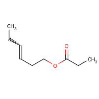 CIS-3-HEXENYL PROPIONATE (CAS: 33467-74-2) - Chemical Structure and Molecular Formula 
