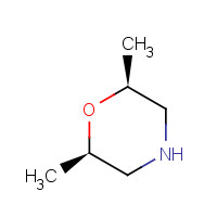 cis-2,6-Dimethylmorpholine (CAS: 6485-55-8) - Chemical Structure and Molecular Formula 