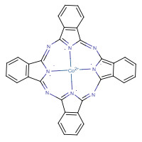 COBALT(II) PHTHALOCYANINE (CAS: 3317-67-7) - Chemical Structure and Molecular Formula 