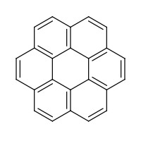 CORONENE (CAS: 191-07-1) - Chemical Structure and Molecular Formula 