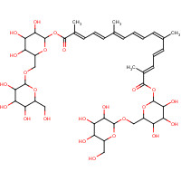 CROCIN (CAS: 42553-65-1) - Chemical Structure and Molecular Formula 