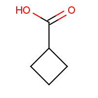 Cyclobutanecarboxylic acid (CAS: 3721-95-7) - Chemical Structure and Molecular Formula 