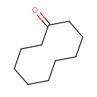 CYCLODECANONE (CAS: 1502-06-3) - Chemical Structure and Molecular Formula 