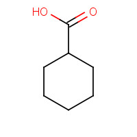 Cyclohexanecarboxylic acid (CAS: 98-89-5) - Chemical Structure and Molecular Formula 