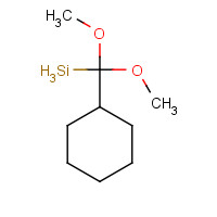 Cyclohexyldimethoxymethylsilane (CAS: 17865-32-6) - Chemical Structure and Molecular Formula 