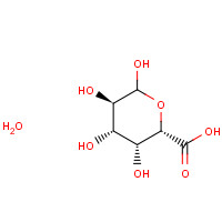 ALPHA-D-GALACTURONIC ACID HYDRATE (CAS: 91510-62-2) - Chemical Structure and Molecular Formula 