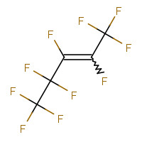 DECAFLUOROPENT-2-ENE (CAS: 72804-49-0) - Chemical Structure and Molecular Formula 