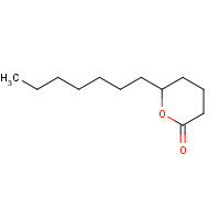 delta-Dodecalactone (CAS: 713-95-1) - Chemical Structure and Molecular Formula 