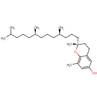D-DELTA-TOCOPHEROL (CAS: 119-13-1) - Chemical Structure and Molecular Formula 