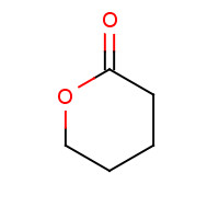 delta-Valerolactone (CAS: 542-28-9) - Chemical Structure and Molecular Formula 
