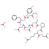 DESMOPRESSIN (CAS: 62288-83-9) - Chemical Structure and Molecular Formula 