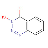 3-Hydroxy-1,2,3-benzotriazin-4(3H)-one (CAS: 28230-32-2) - Chemical Structure and Molecular Formula 