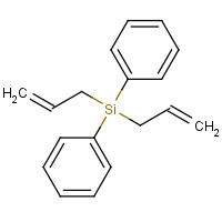 DIALLYLDIPHENYLSILANE (CAS: 10519-88-7) - Chemical Structure and Molecular Formula 