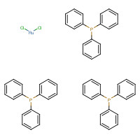 Tris(triphenylphosphine)ruthenium(II) chloride (CAS: 15529-49-4) - Chemical Structure and Molecular Formula 