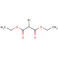 DIETHYL BROMOMALONATE (CAS: 685-87-0) - Chemical Structure and Molecular Formula 