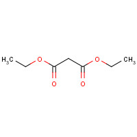 Diethyl malonate (CAS: 105-53-3) - Chemical Structure and Molecular Formula 