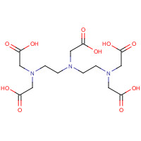 Diethylenetriaminepentaacetic acid chemical structure Diethylenetriaminepentaacetic acid (CAS: 67-43-6) - Chemical Structure and Molecular Formula