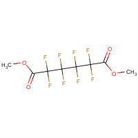 DIMETHYL OCTAFLUOROADIPATE (CAS: 3107-98-0) - Chemical Structure and Molecular Formula 