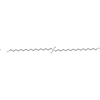 Dimethyldioctadecylammonium bromide (CAS: 3700-67-2) - Chemical Structure and Molecular Formula 