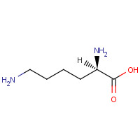D-Lysine (CAS: 923-27-3) - Chemical Structure and Molecular Formula 
