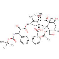 DOCETAXEL (TAXOTERE) (CAS: 114977-28-5) - Chemical Structure and Molecular Formula 