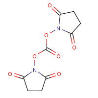 N,N'-Disuccinimidyl carbonate (CAS: 74124-79-1) - Chemical Structure and Molecular Formula 