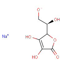 Sodium erythorbate (CAS: 6381-77-7) - Chemical Structure and Molecular Formula 