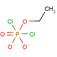 Ethyl dichlorophosphate (CAS: 1498-51-7) - Chemical Structure and Molecular Formula 