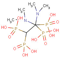 Ethylenebis(nitrilodimethylene)tetraphosphonic acid (CAS: 1429-50-1) - Chemical Structure and Molecular Formula 