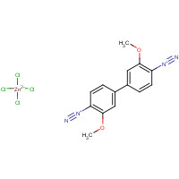 FAST BLUE B SALT (CAS: 84633-94-3) - Chemical Structure and Molecular Formula 
