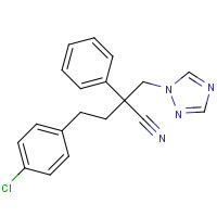 FENBUCONAZOLE (CAS: 114369-43-6) - Chemical Structure and Molecular Formula 