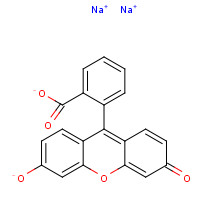 Fluorescein disodium salt (CAS: 518-47-8) - Chemical Structure and Molecular Formula 