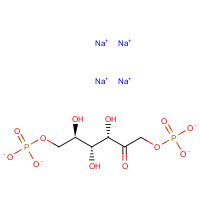 D-FRUCTOSE 1,6-DIPHOSPHATE SODIUM SALT (CAS: 23784-19-2) - Chemical Structure and Molecular Formula 