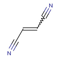 FUMARONITRILE (CAS: 764-42-1) - Chemical Structure and Molecular Formula 