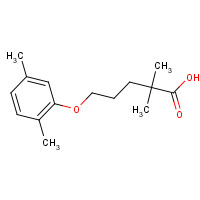Gemfibrozil (CAS: 25812-30-0) - Chemical Structure and Molecular Formula 