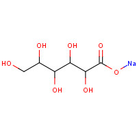 Sodium gluconate (CAS: 527-07-1) - Chemical Structure and Molecular Formula 