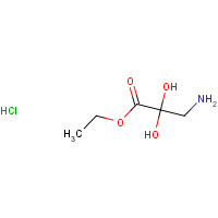 Glycine ethyl ester hydrochloride (CAS: 623-33-6) - Chemical Structure and Molecular Formula 