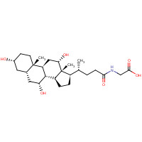 Glycocholic acid (CAS: 475-31-0) - Chemical Structure and Molecular Formula 