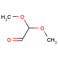GLYOXAL DIMETHYL ACETAL (CAS: 51673-84-8) - Chemical Structure and Molecular Formula 