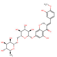 Hesperidin methylchalcone (CAS: 24292-52-2) - Chemical Structure and Molecular Formula 