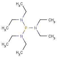 TRIS(DIETHYLAMINO)PHOSPHINE (CAS: 2283-11-6) - Chemical Structure and Molecular Formula 