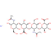 Sodium hyaluronate (CAS: 9067-32-7) - Chemical Structure and Molecular Formula 