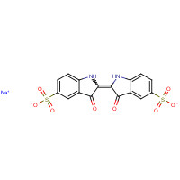 Acid Blue 74 (CAS: 860-22-0) - Chemical Structure and Molecular Formula 